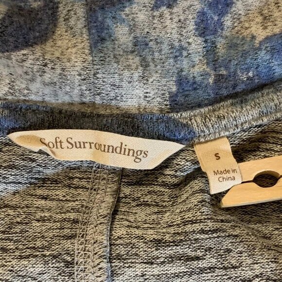 Soft Surrounding Women's Floral Knit Open Cardigan Sweat Suit Set Size S - Picture 10 of 16